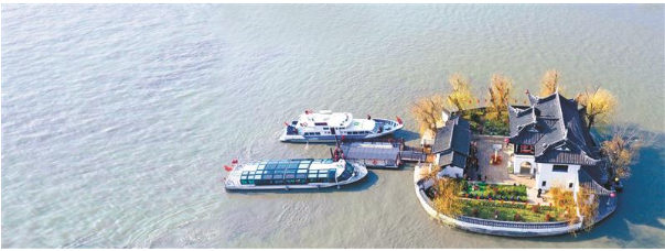 黃埠墩，可以登島覽勝啦！